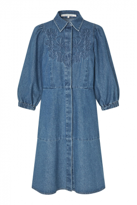 Cornelia Denim Shirt Dress, Blue denim