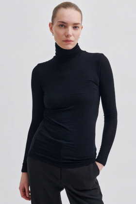 Matima T-Neck Tee, Black
