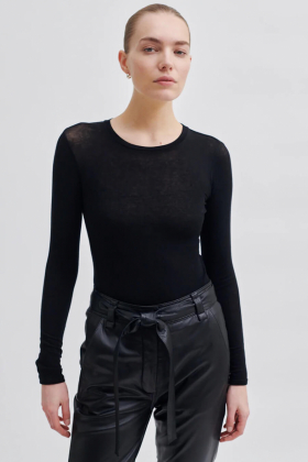 Matima O-neck Tee, Black