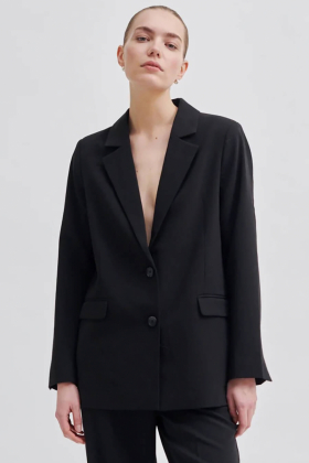 Evie Classic Blazer, Black