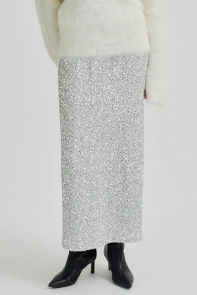 Shimma Skirt, Silver