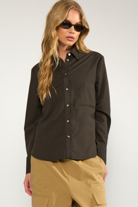 Nusonya shirt, Black Coffee