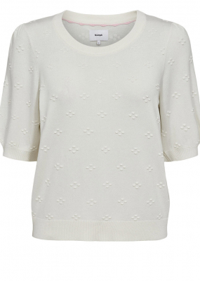 Nuashton ss pullover, Cloud Dancer