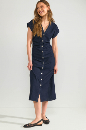 Nualetta dress, Dark Blue Denim