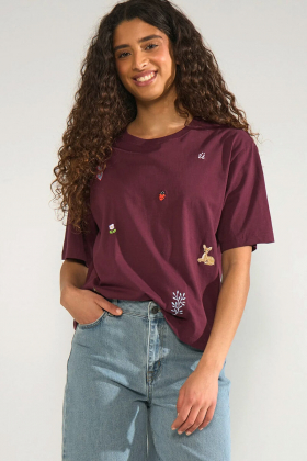 Nutenia boxy t-shirt GOTS, Fig