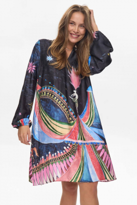 NuStarla Short Dress, Obsidian