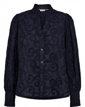 NuTulka Blouse, Dark Sapphire