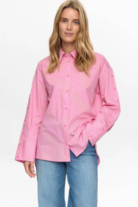 Nualica shirt, Fuchsia pink