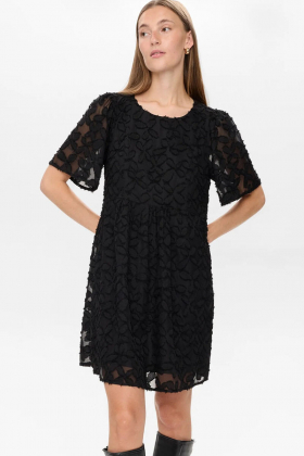 NUANINA DRESS - Caviar