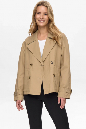 Nuflorian short jacket, Sesame