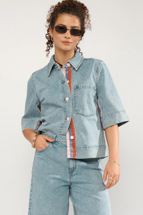 Numalaga shirt, Light Blue Denim