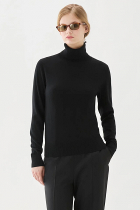 Alice rollerneck Sweater, Black