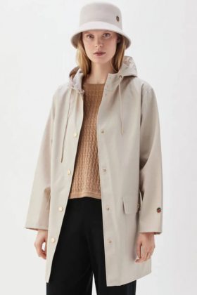 Britte Raincoat, Light Beige