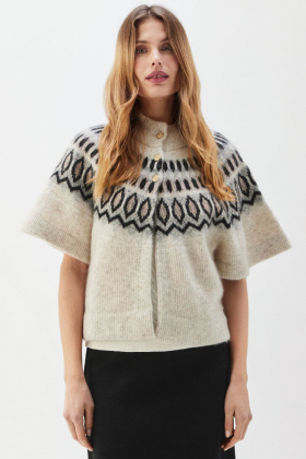 Vilanie Cardigan Jaquard, Sandstorm
