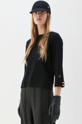 Helle Top, Black