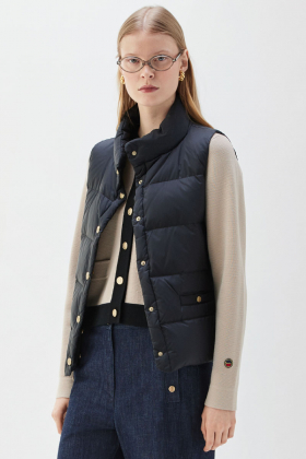 Amy Down Vest, Black