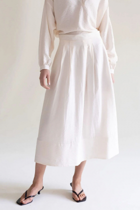Midi skirt, Vanilla 