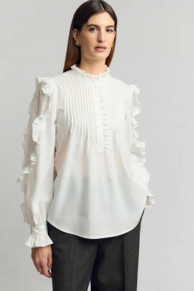 Cordella Blouse, Chalk white