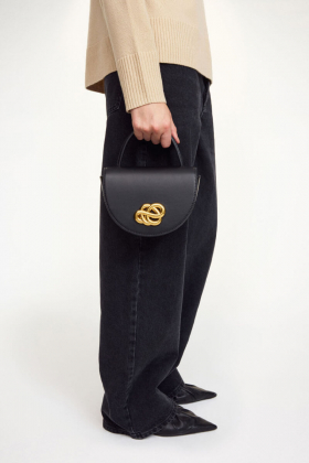 Cebelli leather bag new, Black