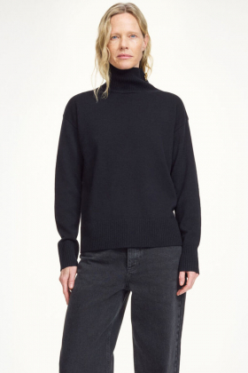 Vanille wool sweater, Black