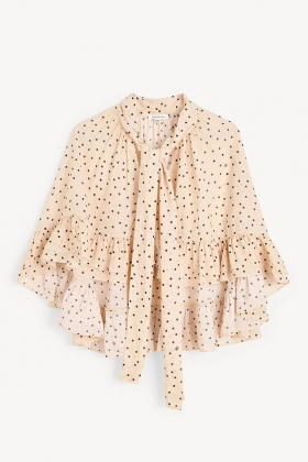 Cedi cape, Polka dot print