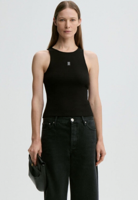 Amanias organic cotton tank top, Black