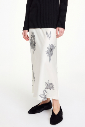 Boshan Midi Skirt, Floral Print