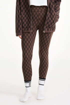 Polene Athletic Leggings, Dark Mahogany