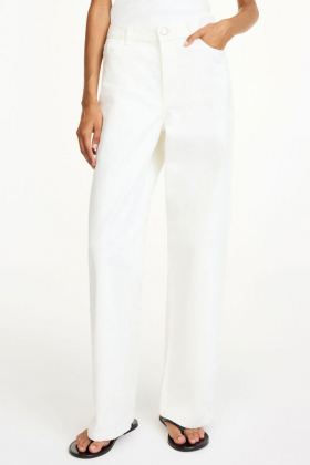 Vinola Organic Denim Jeans, Soft White