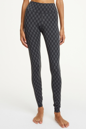 Polene Athletic Leggings, Monogram Black