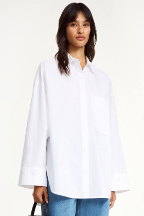 Derris Organic Cotton Shirt, Pure White