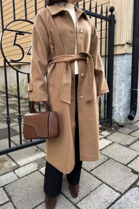 Sandra coat, Cognac