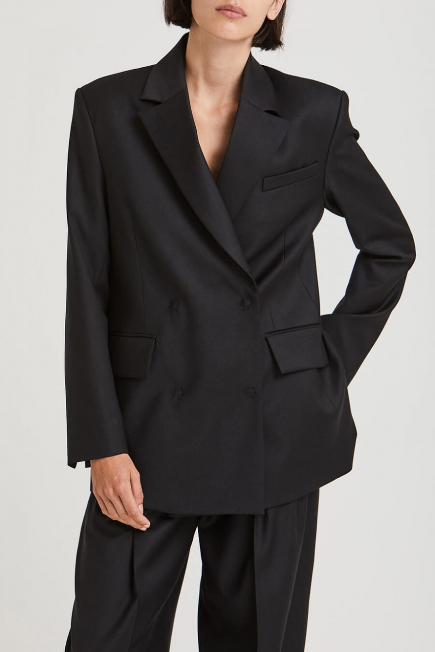 DAGMAR | Charlotte Wool Blazer, Black | Jackor & Kavajer Dam DAGMAR | Anissa Blazer, Check | Jackor & Kavajer Dam | Elin M