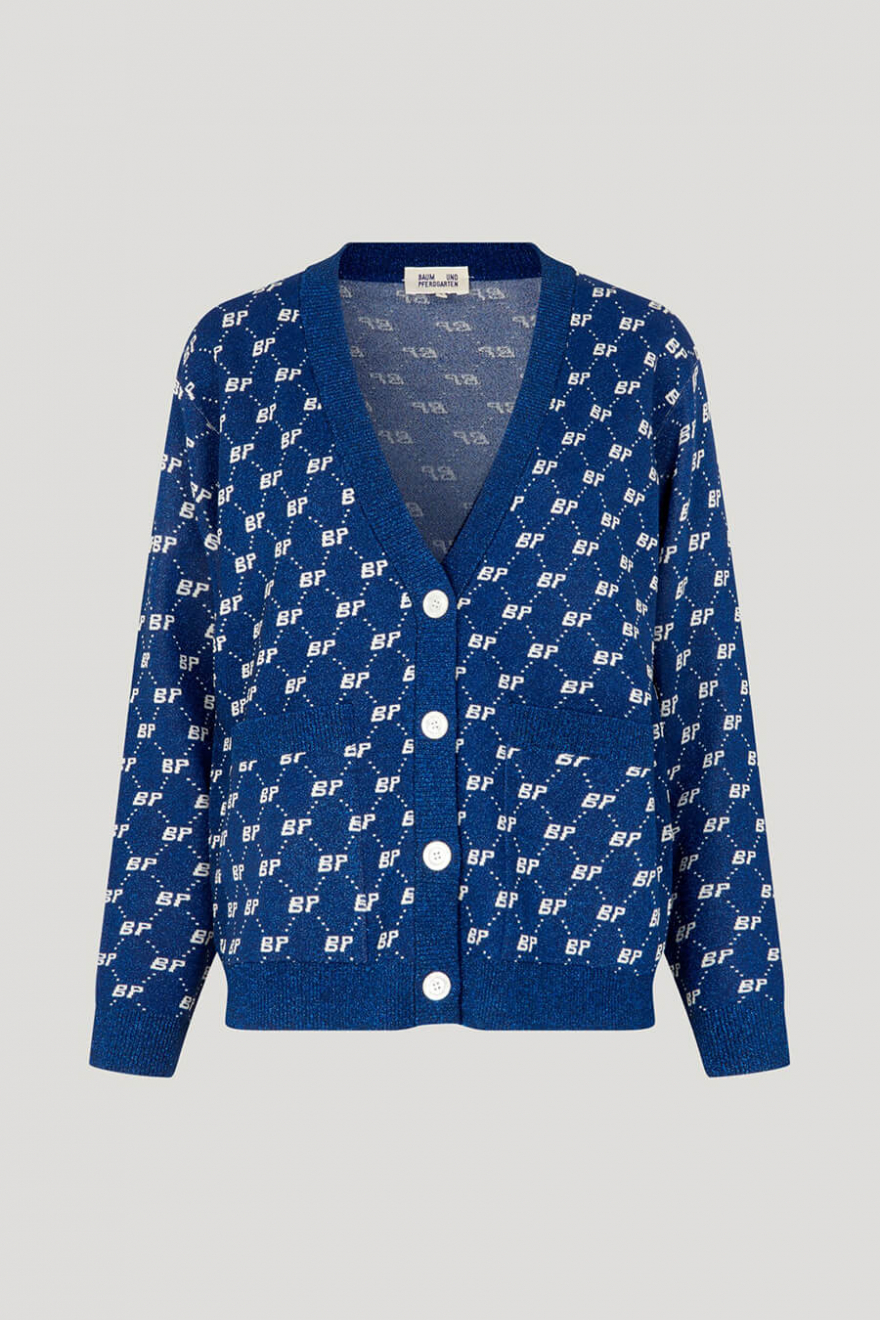 BAUM UND PFERDGARTEN Carina Cardigan Harlequin Blue Tr jor