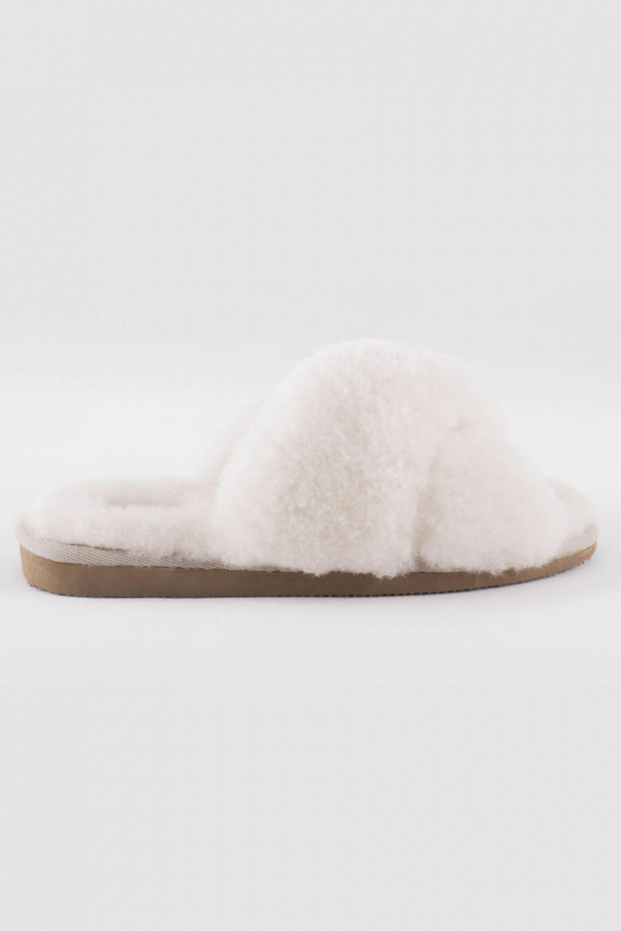 SHEPHERD OF SWEDEN | LOVISA TOFFEL, CREAM | Se alla skor Skor Shepherd® of Sweden Official | Tofflor & Skor |Äkta