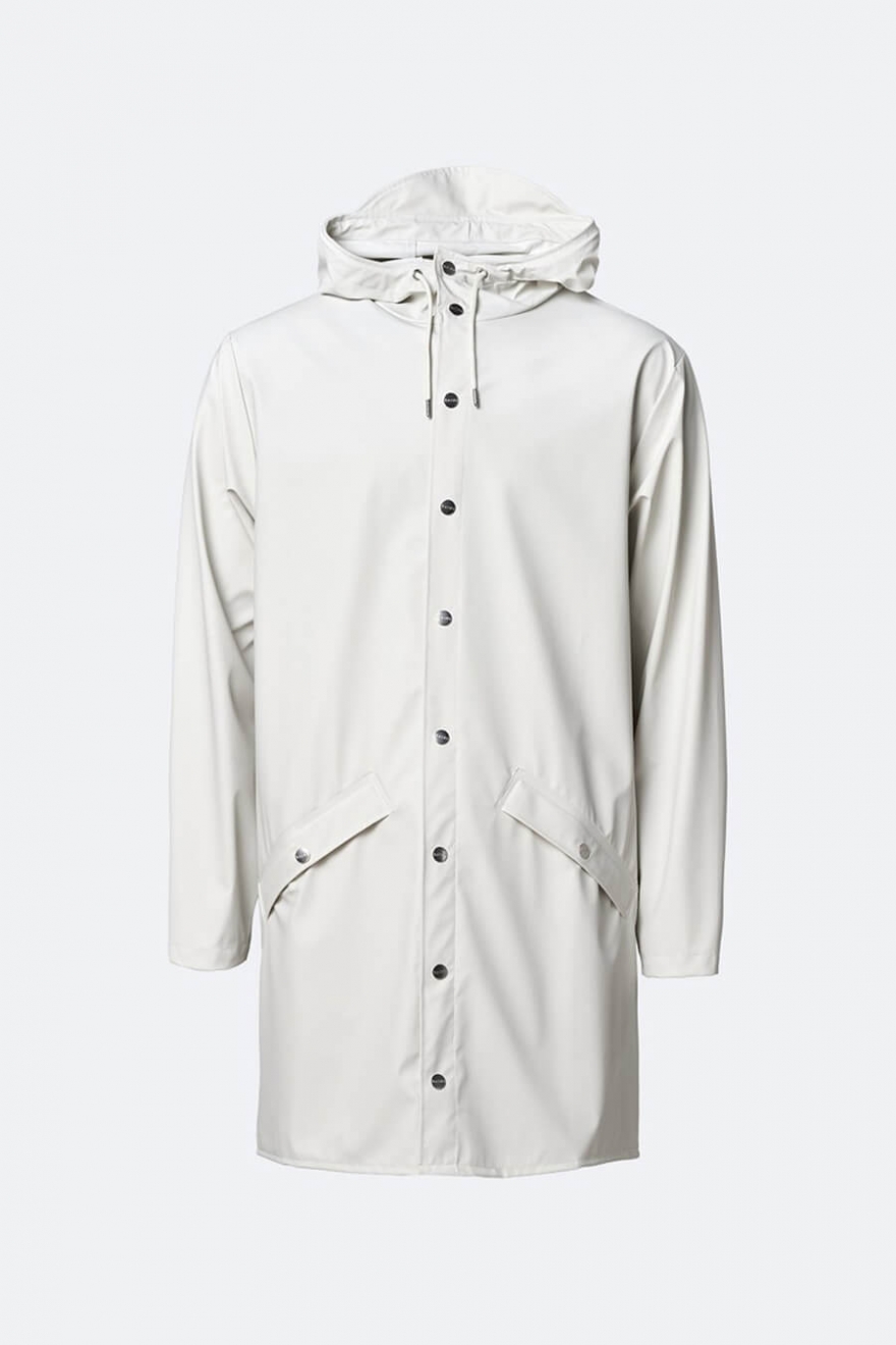 RAINS | Long Jacket, Off White | Ytterplagg Herr | Elin Maria RAINS | Long Jacket, Off White | Ytterplagg Herr | Elin Maria
