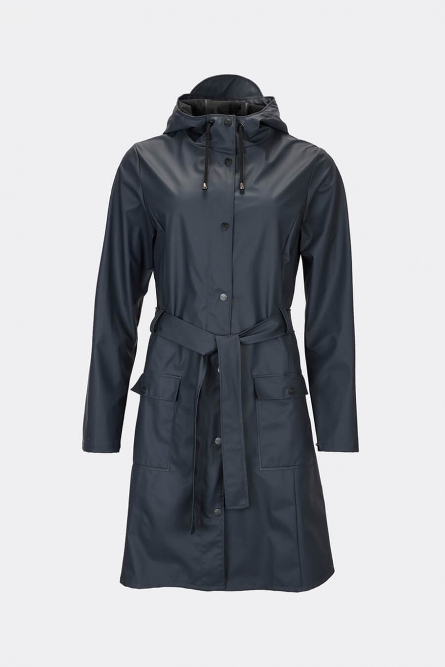 RAINS | Womens Curve Jacket, Blue | Outdoor jackets & Blazers RAINS | Long Jacket, Off White | Ytterplagg Herr | Elin Maria