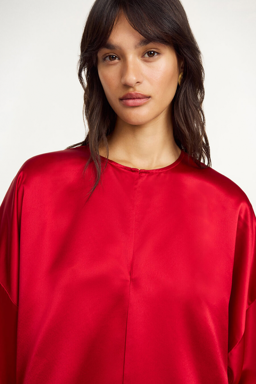 売れ筋商品|||バイマレンバーガー シャツ レディース トップス CICIE - Blouse - dark chilli By Malene Birger Blouse Cicie | WAKAKUU